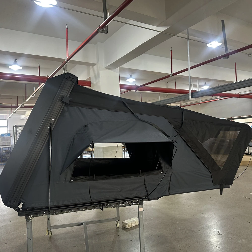 

Tom AutoBest Selling 2-Person SUV Rooftop Tent Waterproof Fabric Aluminum Alloy Frame Hard Shell Car Roof Top Tent