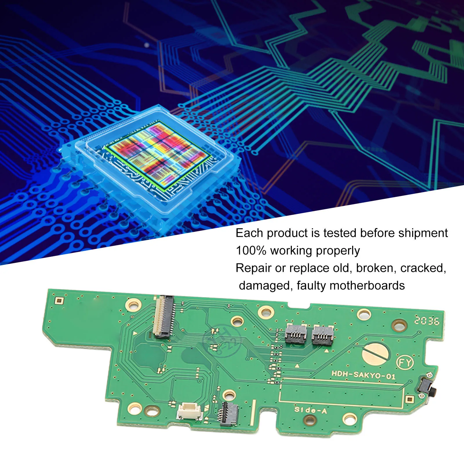 Game Console Motherboard PCB Rigorously Tested Working Properly Left L Side Button Motherboard Professional for Game Console