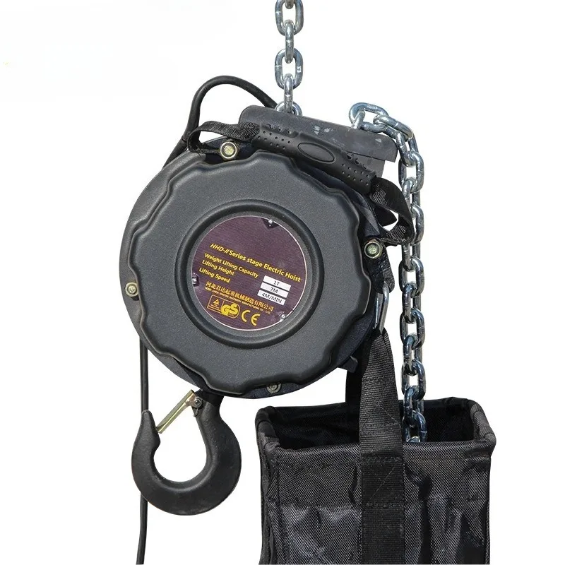 HHD-II stage hoist performance special electric hoist 0.5 tons truss backchain black stage electric hoist