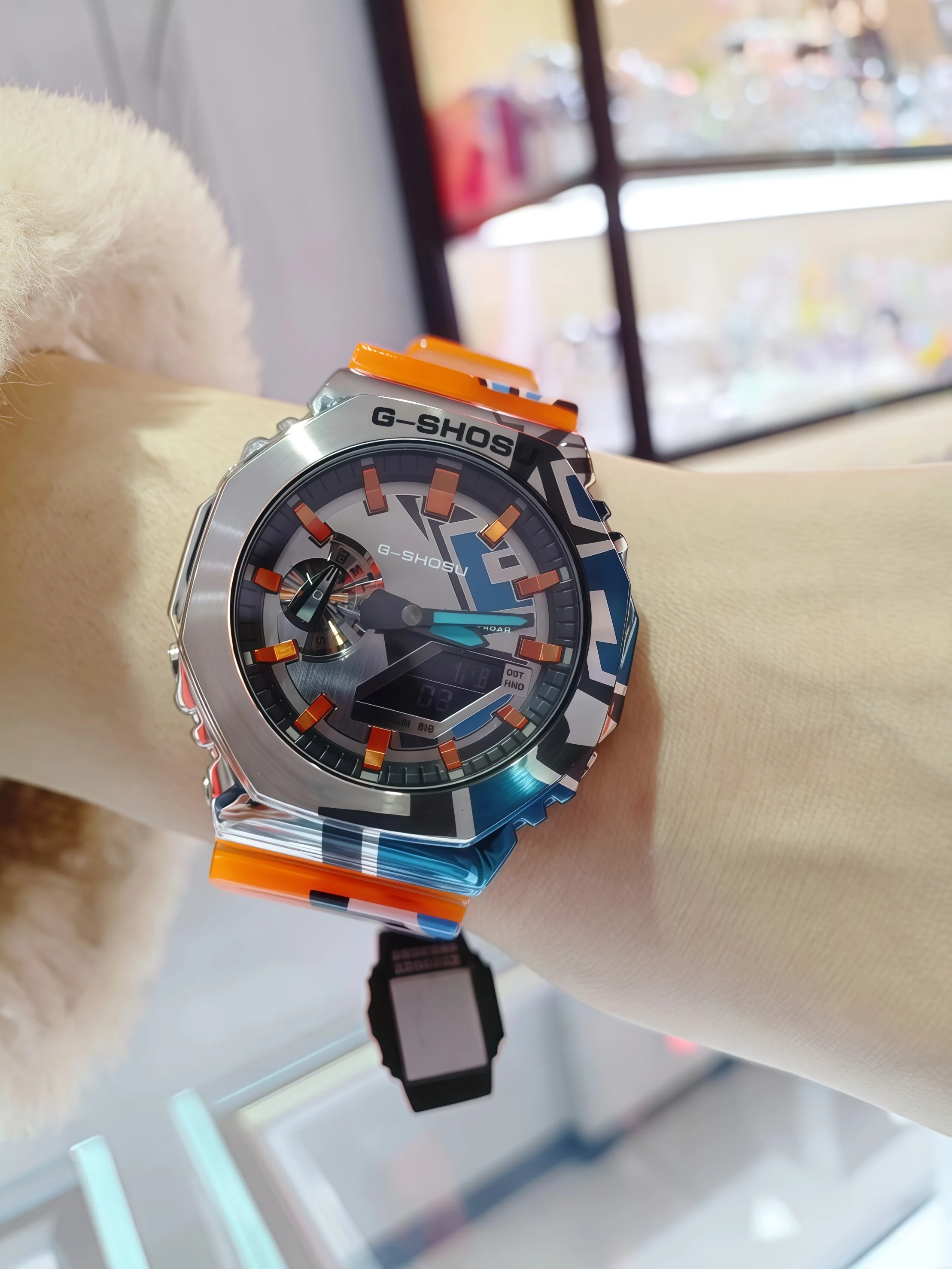 Unisex Sports Digital Watch, LED Alloy Dial, World Time, Oak Series, Full-Featured D