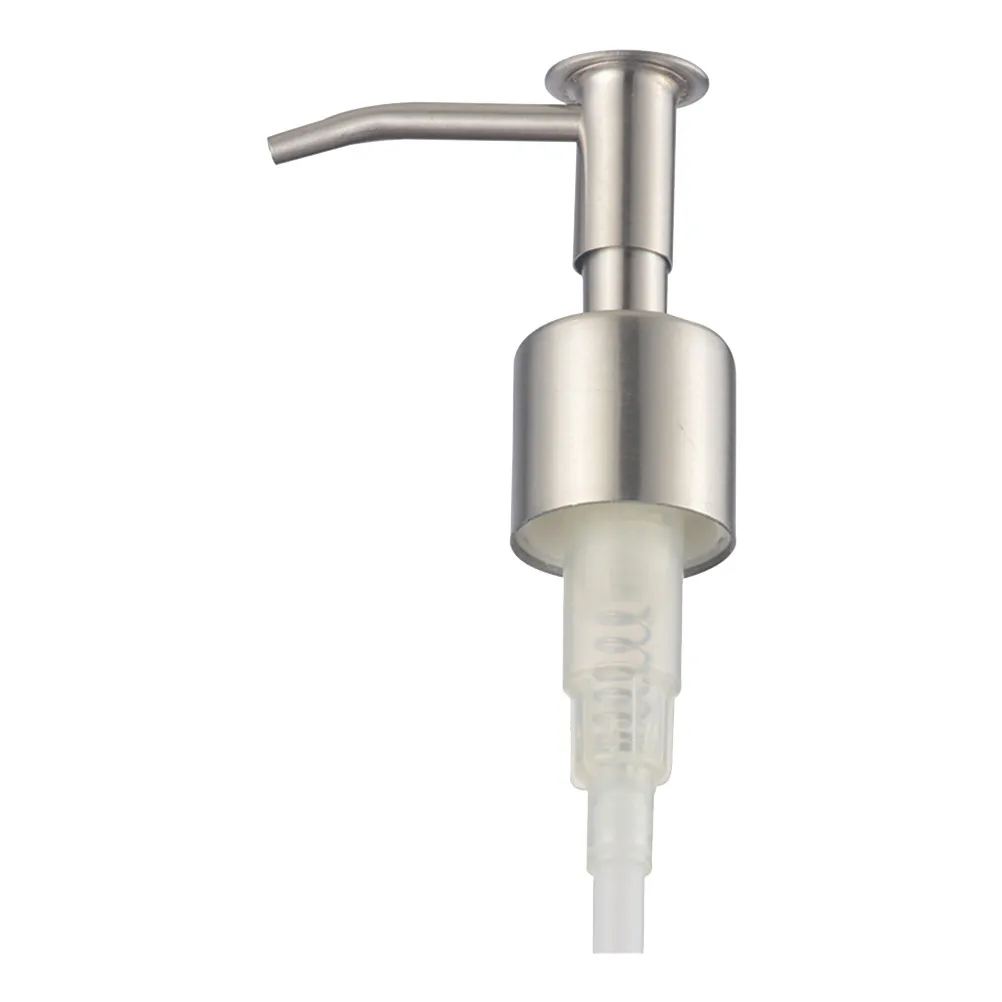 1Pcs Pump Head Soap Dispenser Stainless Steel Replacement Press Head for Shampoo Lotion High Viscosity Bottle Bathroom Kitchen