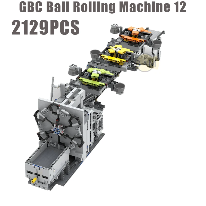 2021 NEW Ball Rolling Machine 12 model buiding kit block self-locking bricks children's toys birthday Christmas gifts