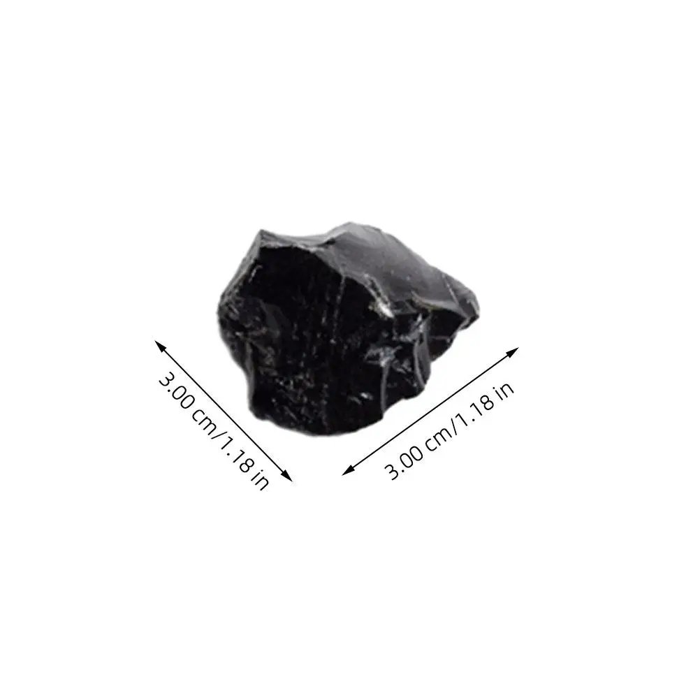 5Pcs Small Natural Obsidian Stones Decorative Obsidian Stone for Tranquil Atmosphere Aromatherapy Diffusers Office Home Yoga
