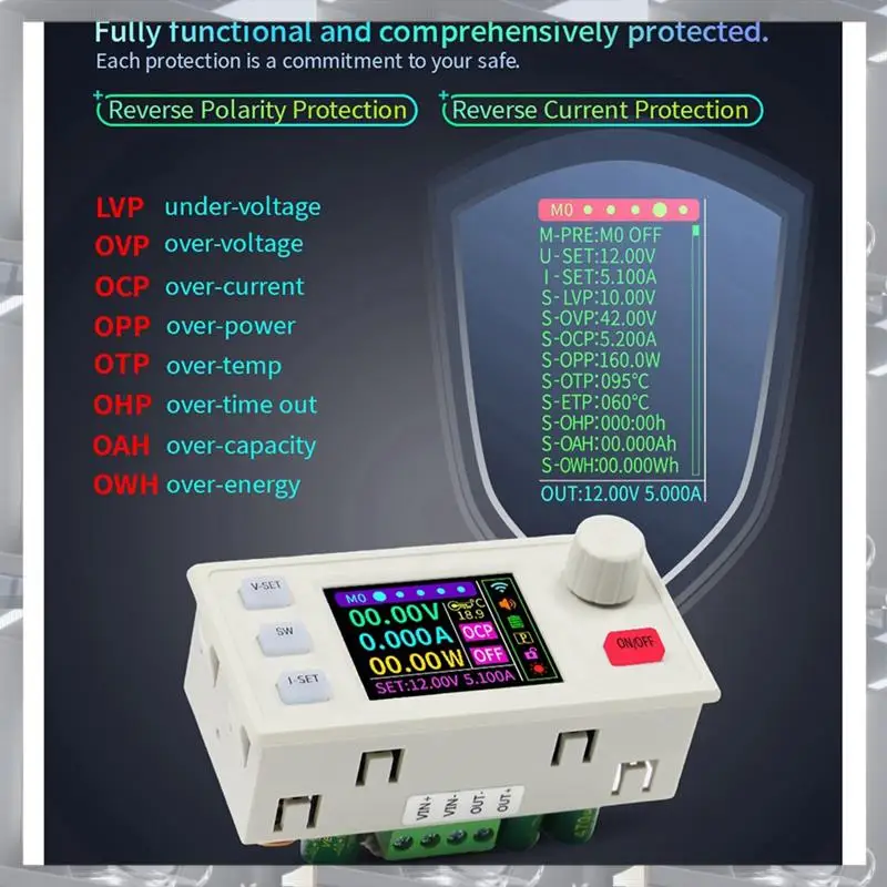 Hot Selling-SK150S CNC Finished Adjustable DC Regulated Power Supply Constant Voltage Constant Current 8A 150W Step-Down Module,