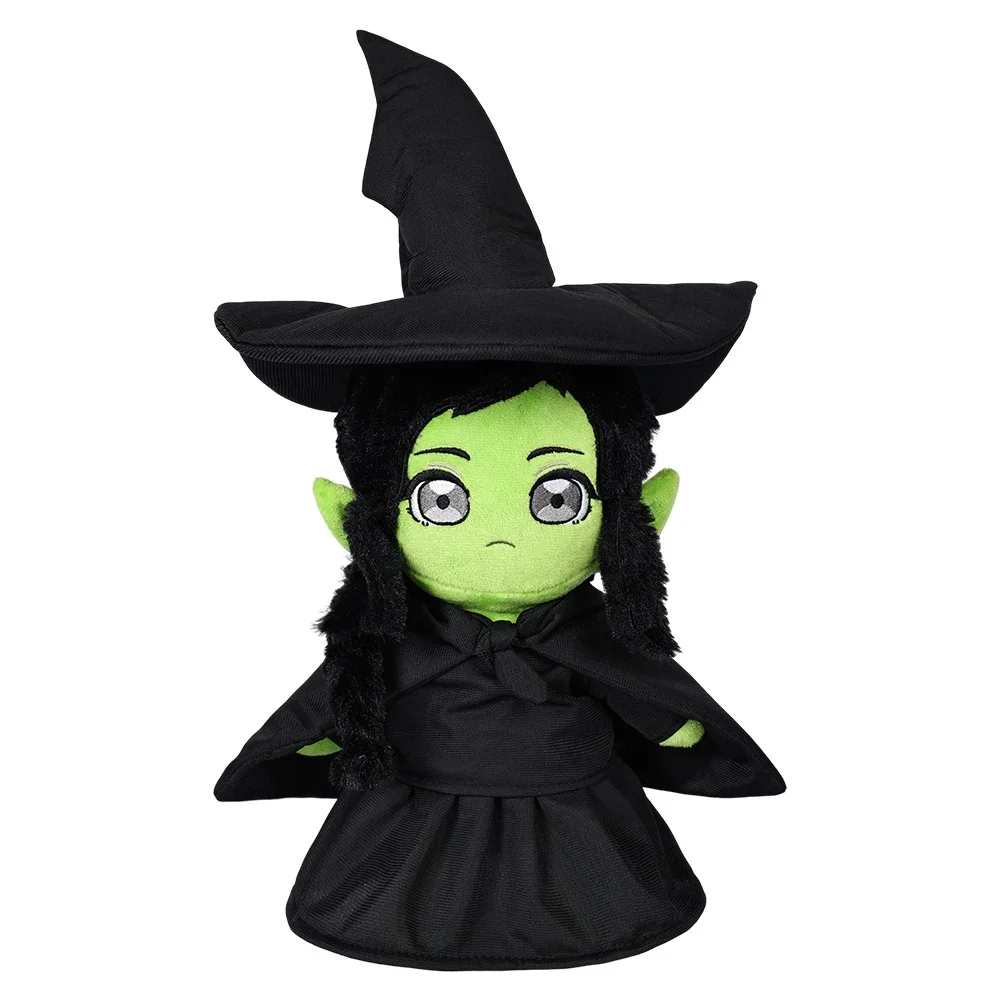 40Cm Elphaba Pluche Knuffels 2024 Film Wiked Cosplay Fantasie Mascotte Beeldje Rekwisieten Xmas Verjaardagscadeaus Halloween Feestdecor