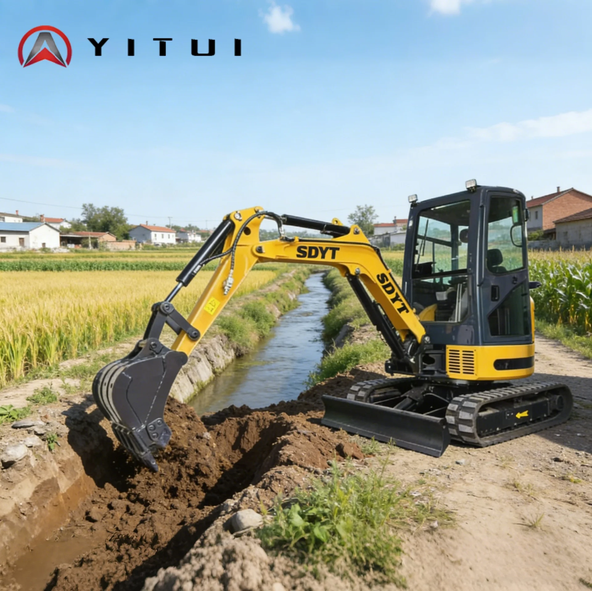 Customized 3.5 Ton Mini Excavator High Tonnage Small Digger Euro 5 Multifunctional Small-Scale Engineering EPA - view 6