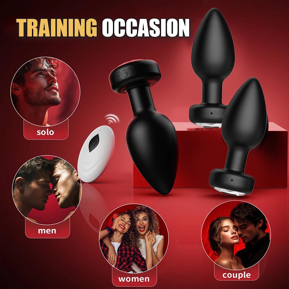 1 pc 10 Frequency Anal Vibrator, Wireless Remote Butt Plug, Adult Toys, Sex Toys, Sexy Toys, Adult Masturbation Products