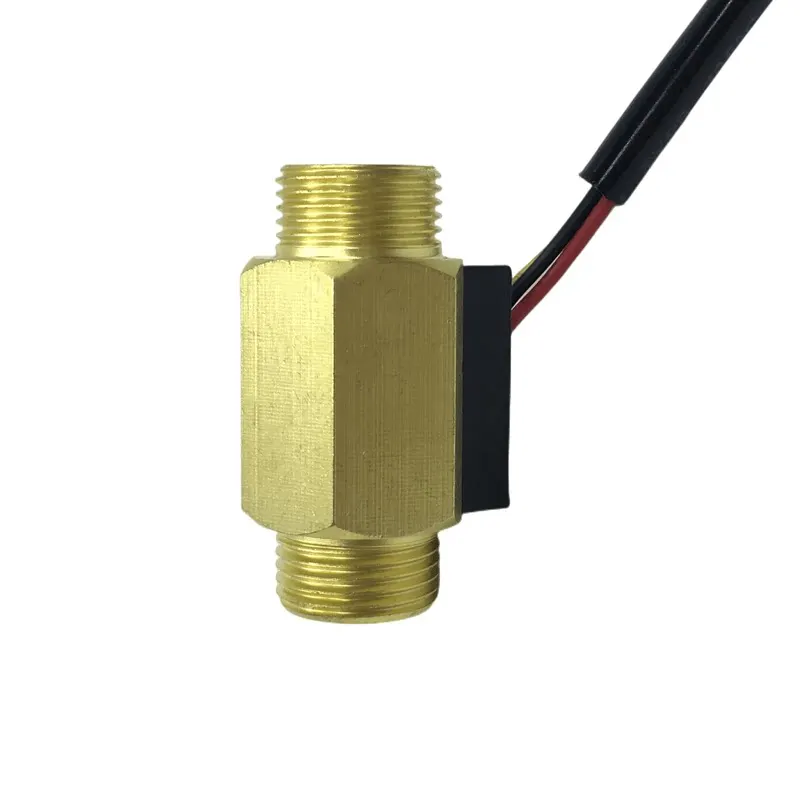 3-point Thread Turbine Water Flow Sensor (Hall Effect Pulse Signal)