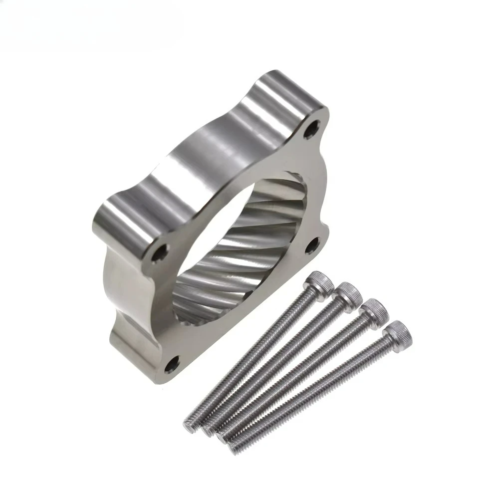 

Billet Aluminum Engine Throttle Body Spacer Kit for Ford Mustang 2014 to 2022 2.3T 65mm Throttle Body