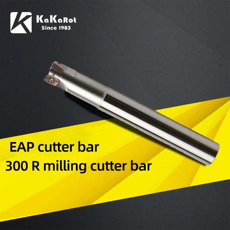 KaKarot EAP300R High Precision Milling Tools Shank R0.8 CNC Right Angle Shoulder Insert APMT1135 APKT1135 End Mill Cutter BAR