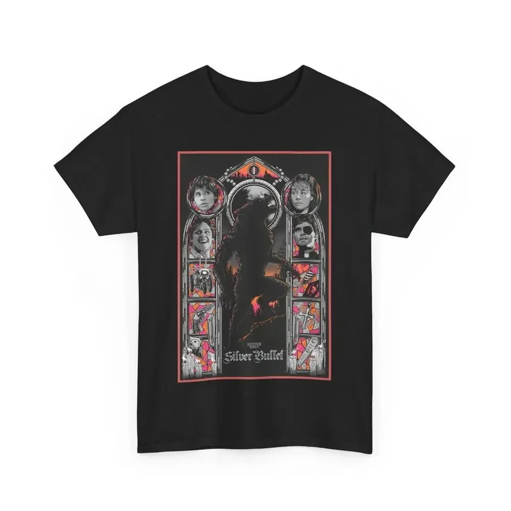 Silver Bullet Stephen King Movie T Shirt Unisex Heavy Cotton Tee