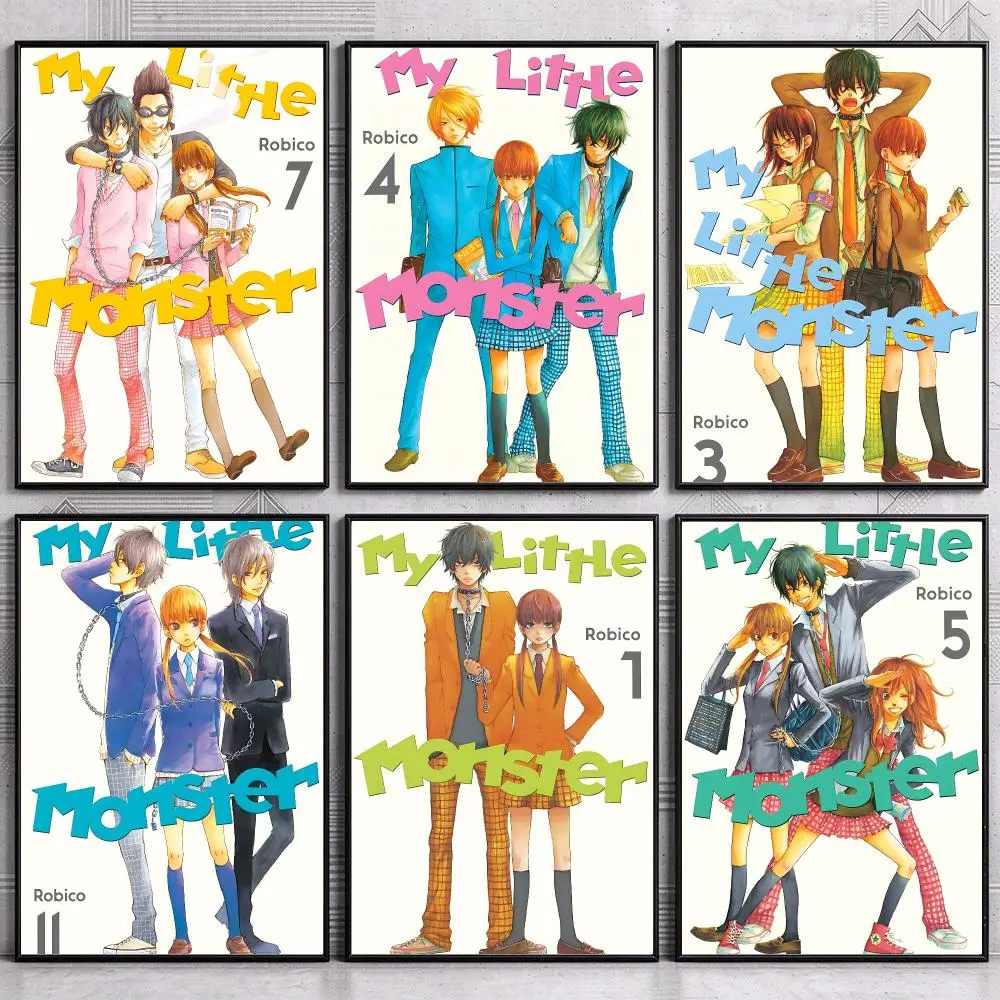 Romance Anime M-My Little M-Monster Poster Wall Art Print Sticker for Bedroom Living Room Dorm Office Modern Home Decor Gift