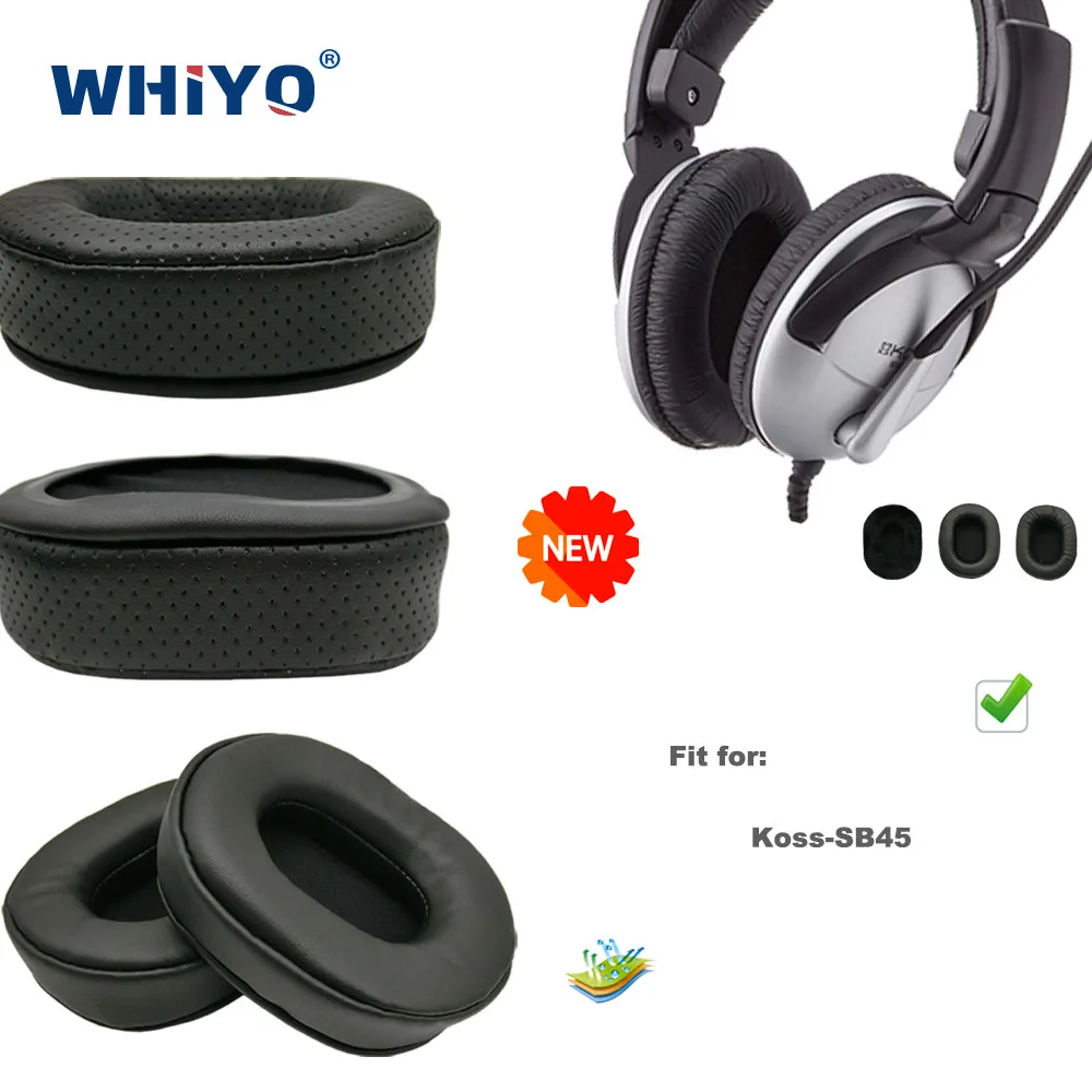 

New Upgrade Replacement Ear Pads for Koss-SB45 Headset Parts Leather Cushion Velvet Earmuff Earphone Sleeve