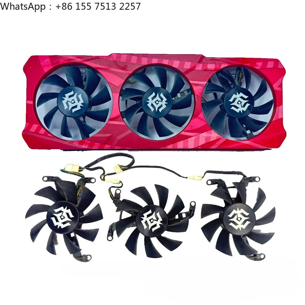 Suitable for Zotye 3060 Octopus DZ version OC-X graphics card cooling silent fan original case