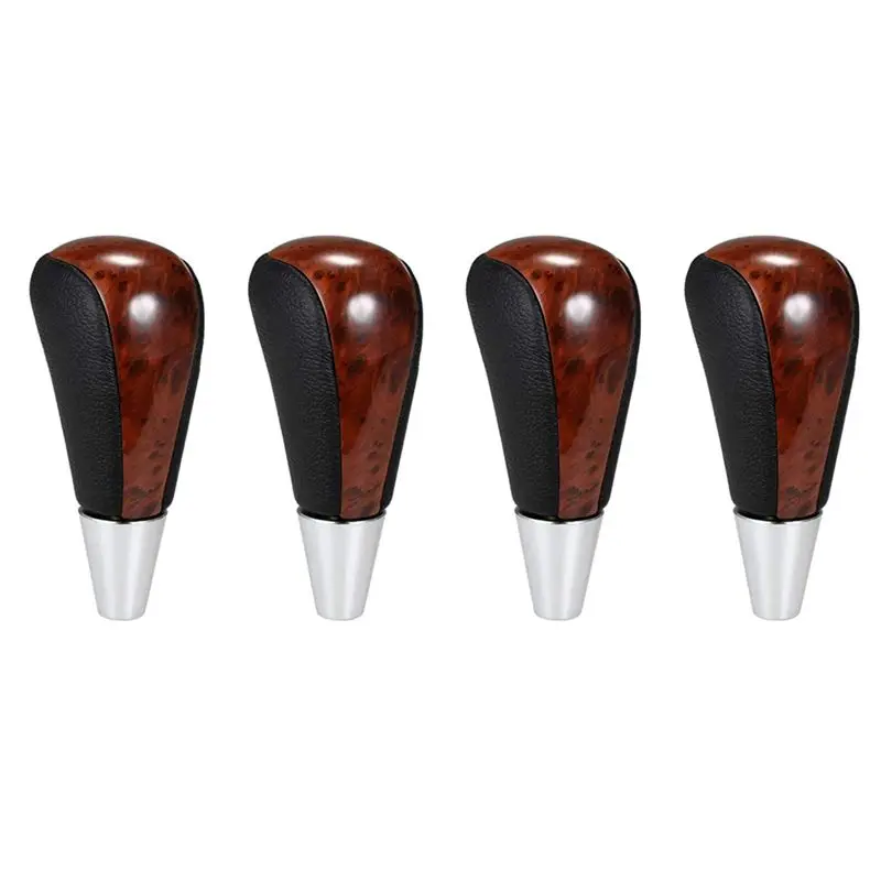 4X Car Shift Lever Knob Gear Shift Knob Lever Shifter For Toyota Prado Lexus Hilux 2011 Crown RAV4 Fortune 2012 Black