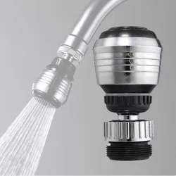 360 Degree Rotate Water Saving Tap Faucet Adapter Diffuser Swivel Faucet Nozzle Filter Adapter Home Kitchen Accessories