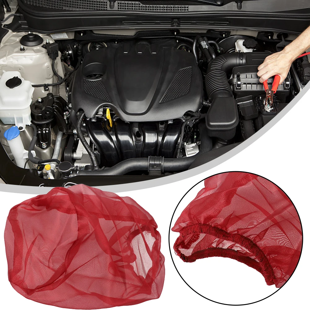 Protective Wrap Air Filter Cover Air Intake Filter Car Accessories Car Cold Air Filter Polyester Cloth Sock Cover