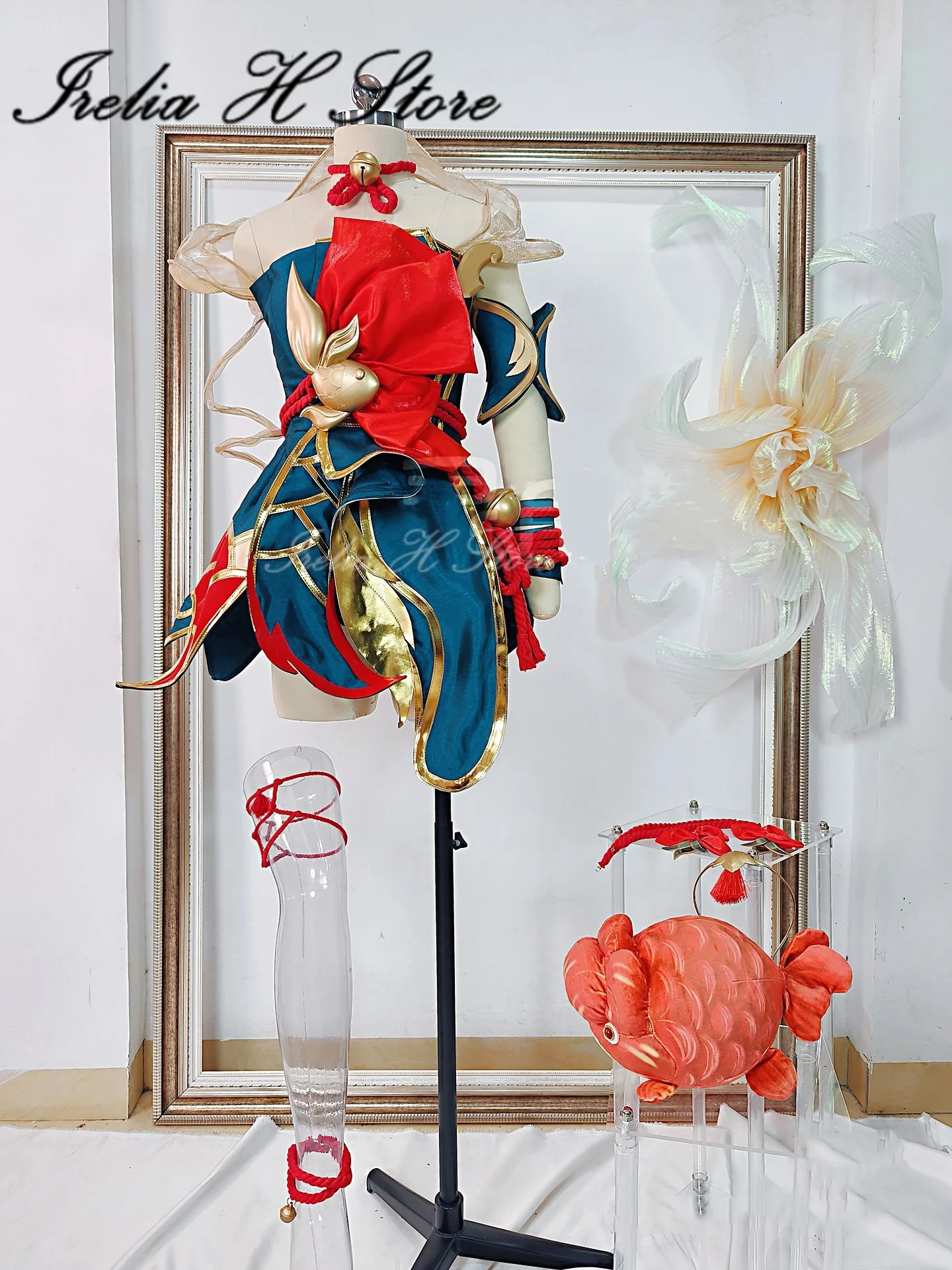 

Irelia H Store Customized LOL After Hours Spirit Blossom Springs Ahri Cosplay Costume for women halloween kimono dress