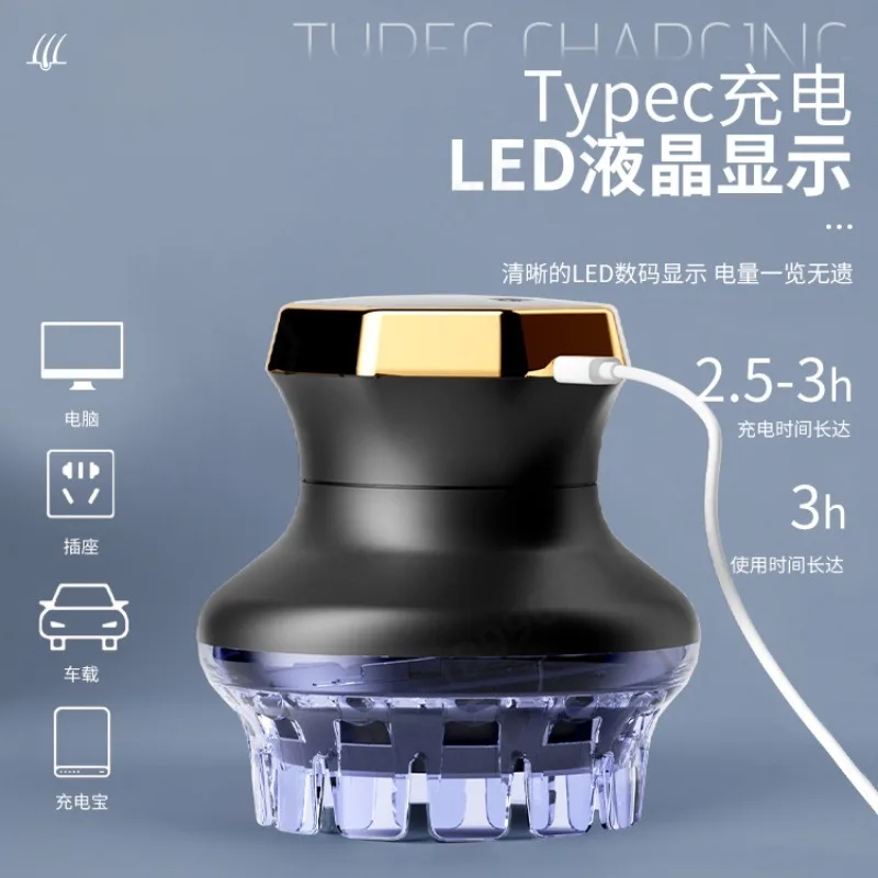 Electric Hair Clipper, Rechargeable Hair Trimmer, Portable Barber Shaver for Salon & Home Hair Cutting Use