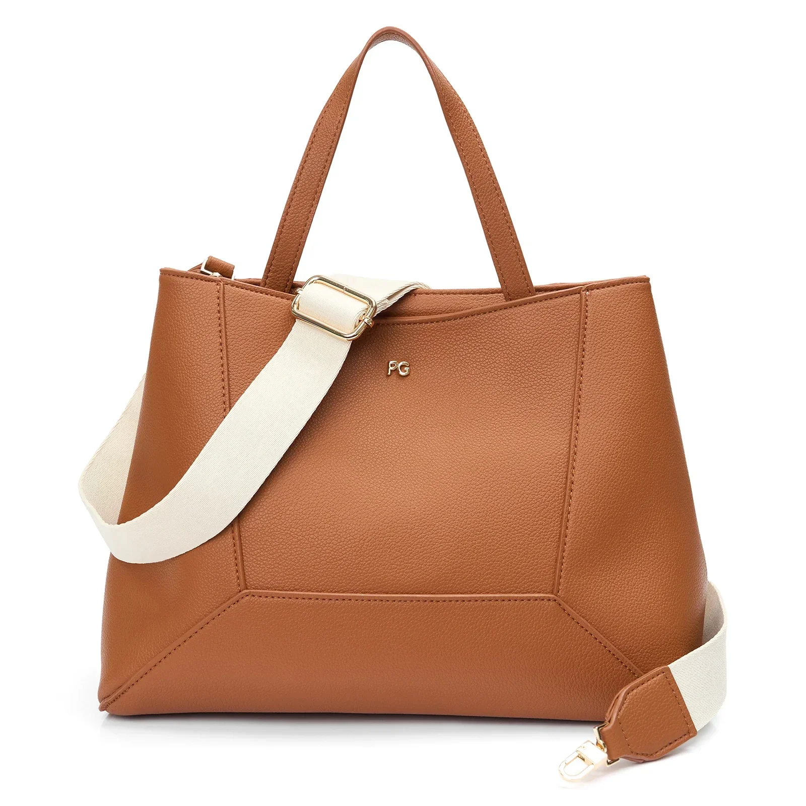 

PG Simple Commuter Light Luxury Brand Women's Shoulder Bag Large Capacity Multifunctional Fashion Designer Handbag