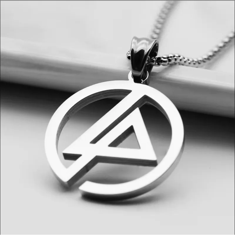 Linkin Park Logo Necklace, Personalized Metal Chain, A Must - Have for Rock Fans, Trendy and Fashionable Jewelry