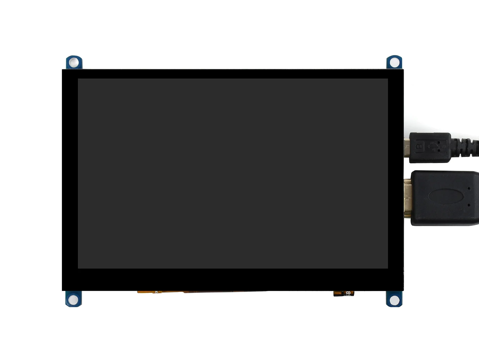 Waveshare LCD Layar Sentuh Kapasitif 5 Inci (H) Versi Ramping, 800×480, Panel Kaca Dikeraskan, Konsumsi Daya Rendah