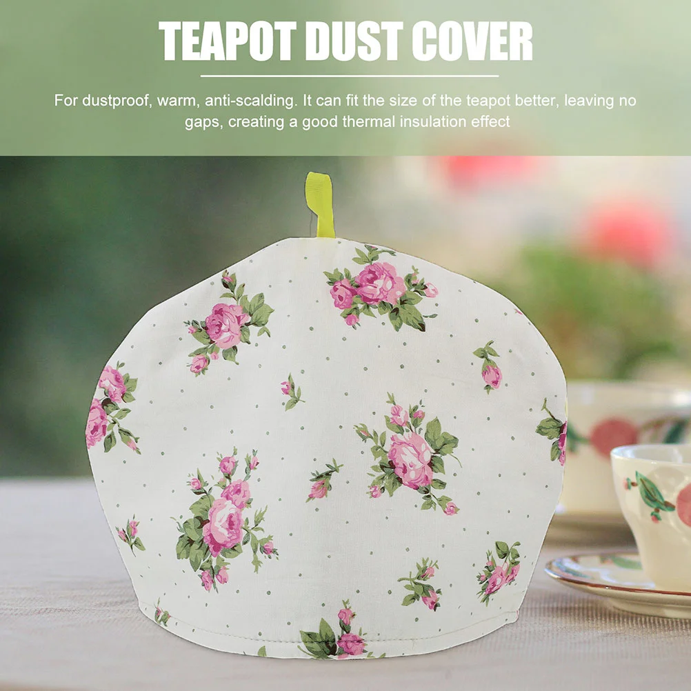 Teapot Insulation Cover Cozy for Kitchen Accessories Kettle Quilt Retro Decor Warm Keeper Protective Case