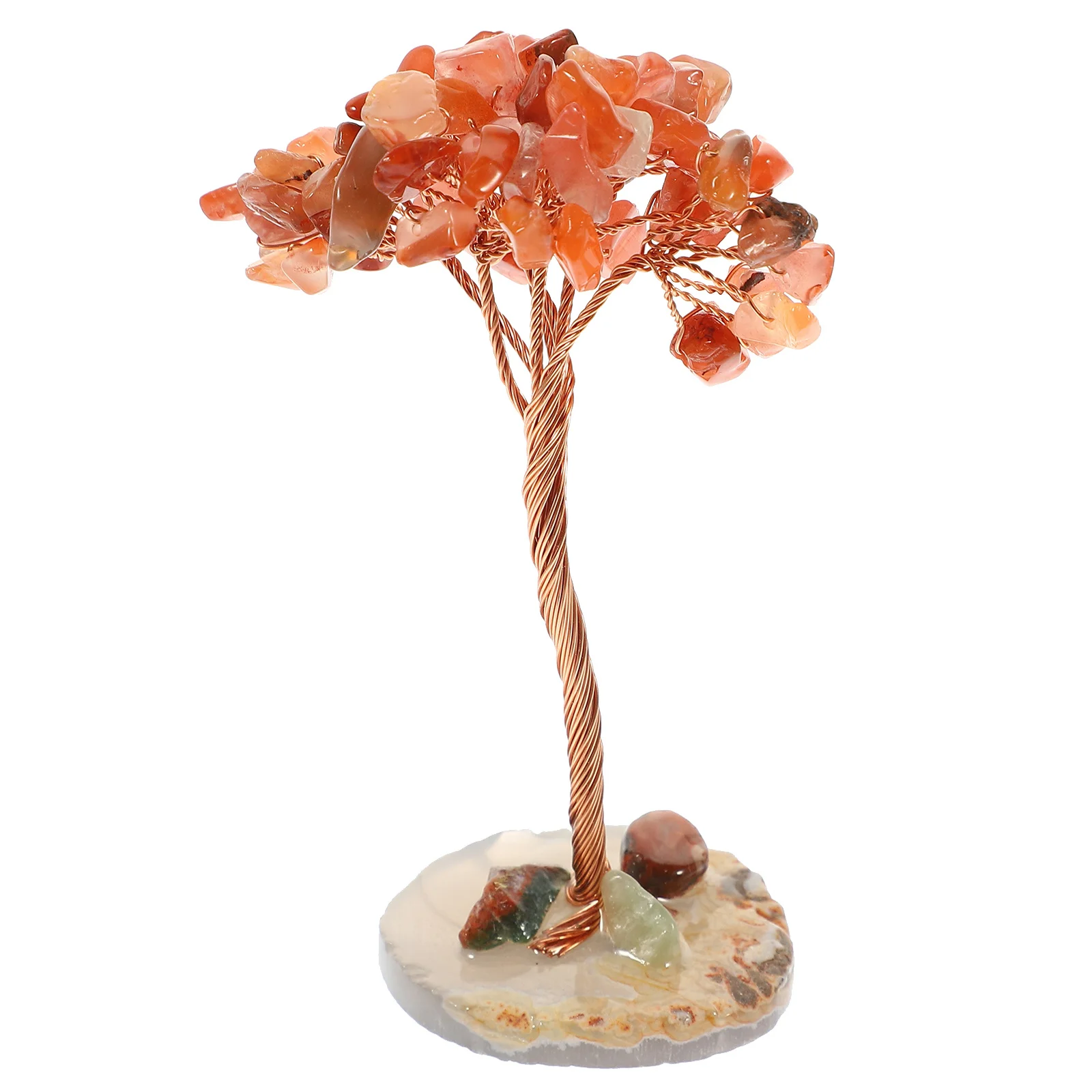 

Crystal Tree Decor Handmade Desktop Adornment For Home Office Car Living Room Dining Table Decoration Fortune Tree Gift