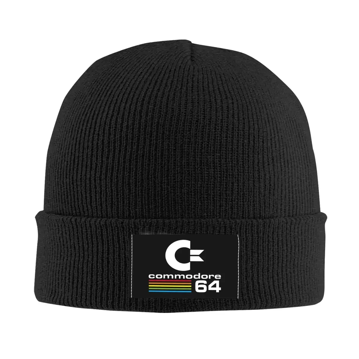 Commodore 64 Skullies Beanies Caps Cool Winter Warm Women Men Knitted Hat Unisex Adult C64 Computer Bonnet Hats