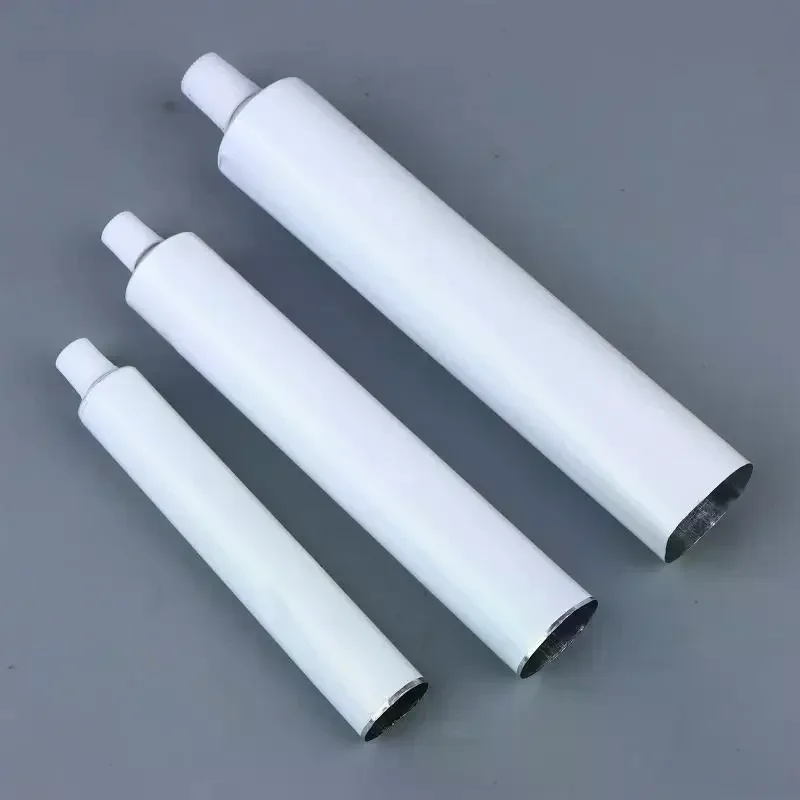 หลอดอะลูมิเนียมเปล่าสำหรับใส่สี 10 ชิ้น ขนาด 30/60/100 มล. สำหรับเก็บสีอะคริลิก สีน้ำ สีกัวช สีน้ำมัน และทำสี