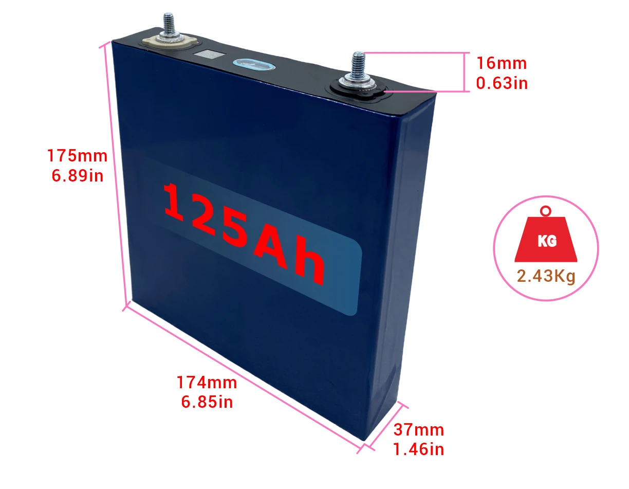 3.2V 100-230Ah for Energy Storage Lifepo4 Battery