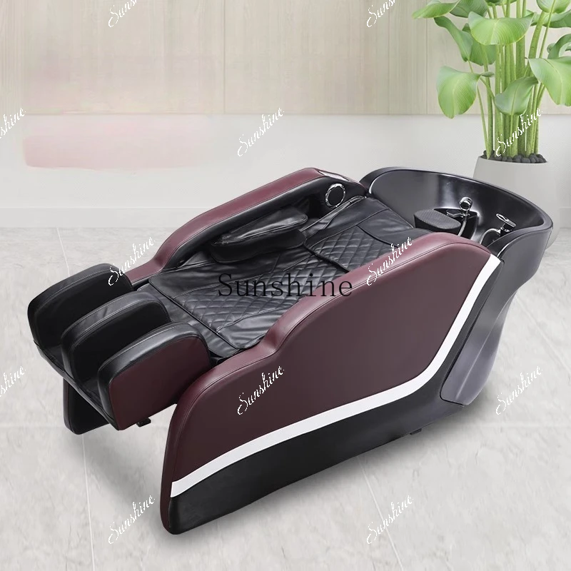 Electric intelligent massage shampoo bed Thai barber shop hair salon special flat body FT
