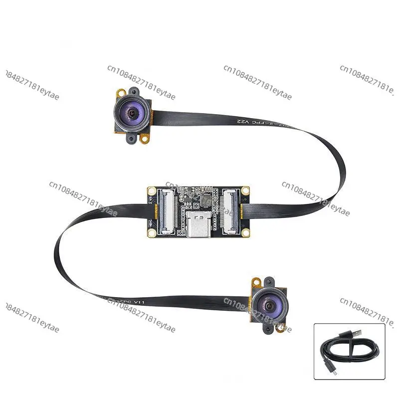 1MP USB Binocular Camera Module 3D Binocular Synchronized Same Frame Global Shutter Camera OV9281 Mono AR VR USB