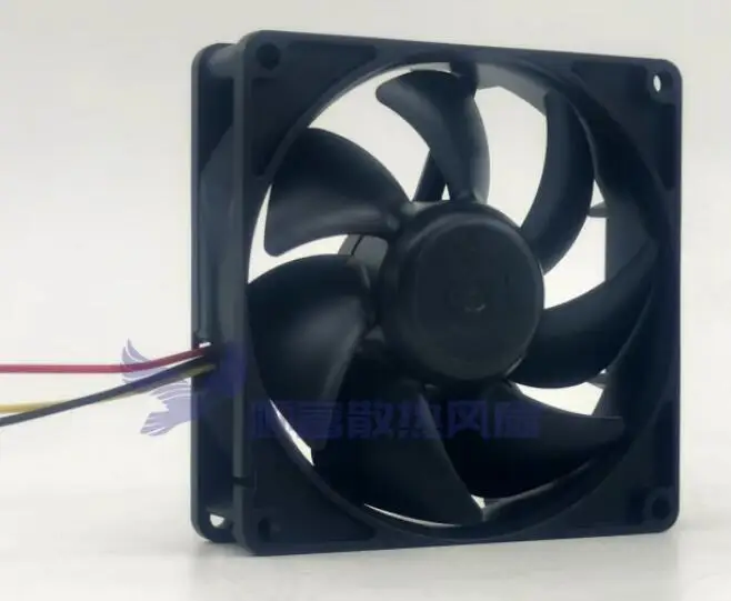 Sanyo Denki 9A0924S4D01 DC 24V 0.15A 90x90x25mm 3-Wire Server Cooling Fan