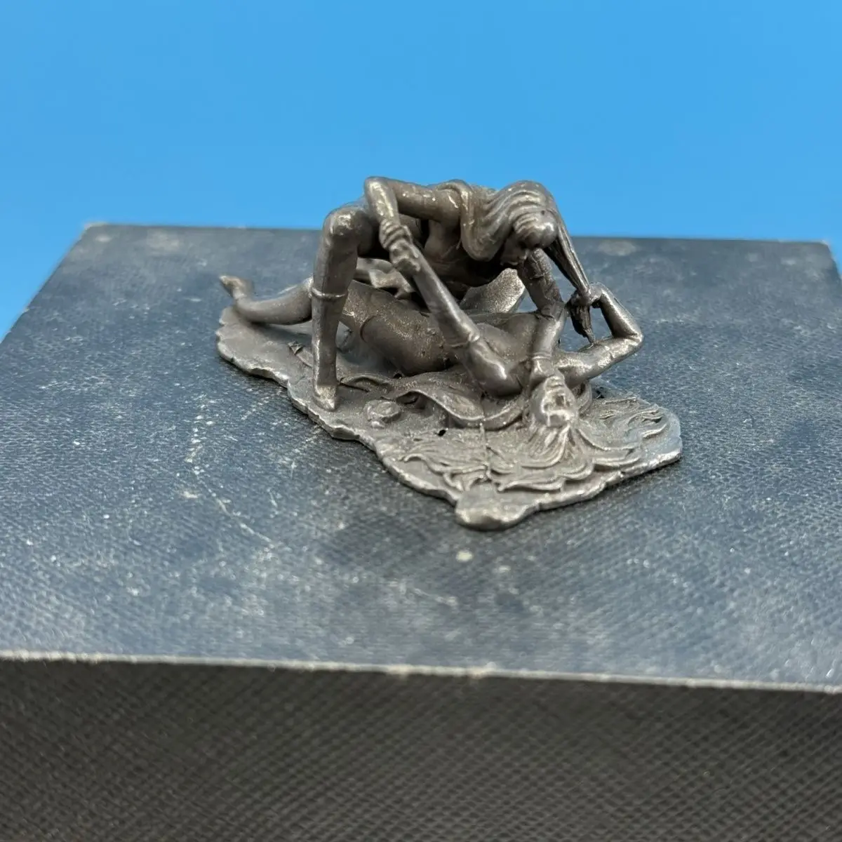 

Brass Mini Anime Mechanical Girl Figurine - Anime Decor & Collectible Desktop Ornament Miniature Metal Craft Room Decor​