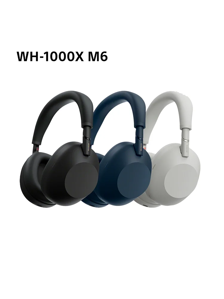 Sony WH-1000XM6 casque suppression du bruit son haute résolution ajustement doux conception pliable 30 heures batterie prise en charge iOS Android
