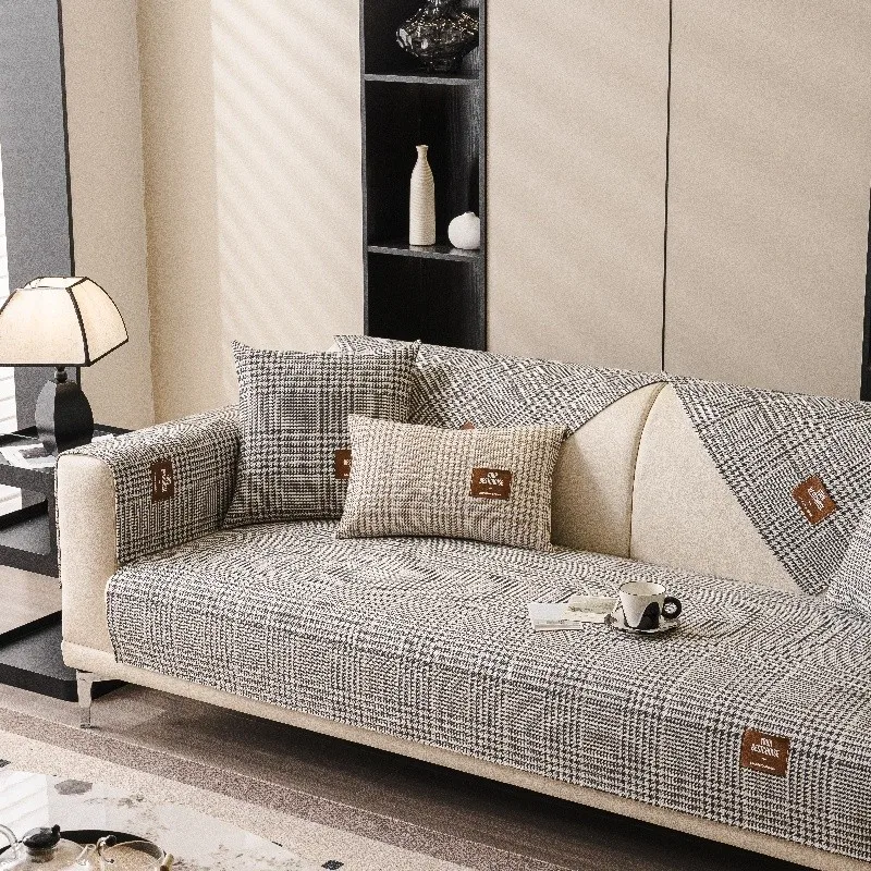 

Чехол на подушку для дивана, всесезонный, нескользящий, прочный, пылезащитный, подушка для стула, защита от царапин кошек, подушка для сиденья, украшение для дома