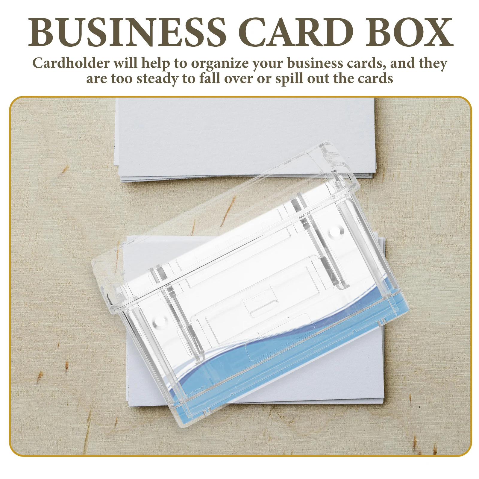 

Display Holders Collection Business Cards Organiser for Desk Container Fashion Decorative Name