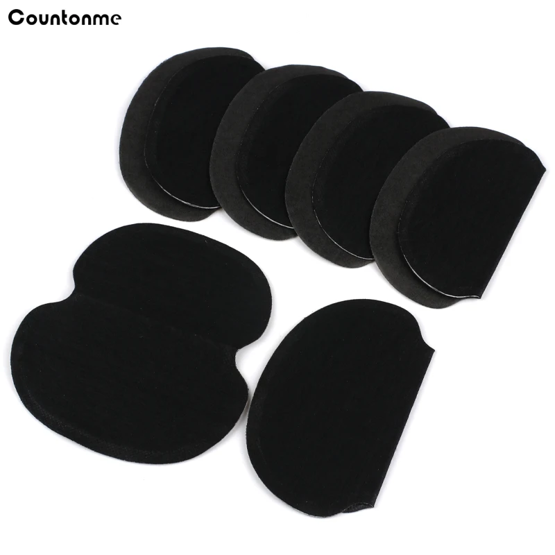 Underarm Sweat Pads Black Large Size Armpit Sweat Pads for Women and Men 100 Pcs(50Pair) Disposable Lining Underarm Pads