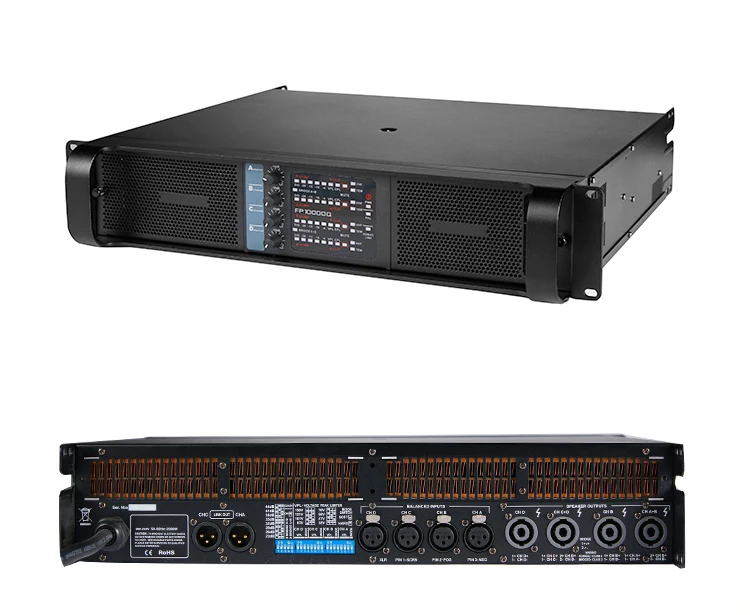 

Stereo Integrated Power Amp FP10000 Circuit Switch Class Td 4 Channel 1000 Watts Brand Professional Audio Power Amplifier XLR