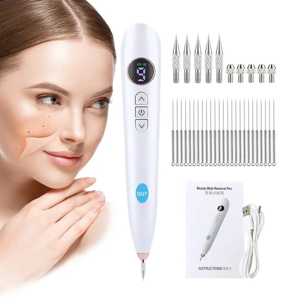 Laser Plasma Pen Mole Remover Beauty Equipment 9-speed Adjustable Tattoo Removal Face Skin Freckle Pen Body Spot Remove Machine