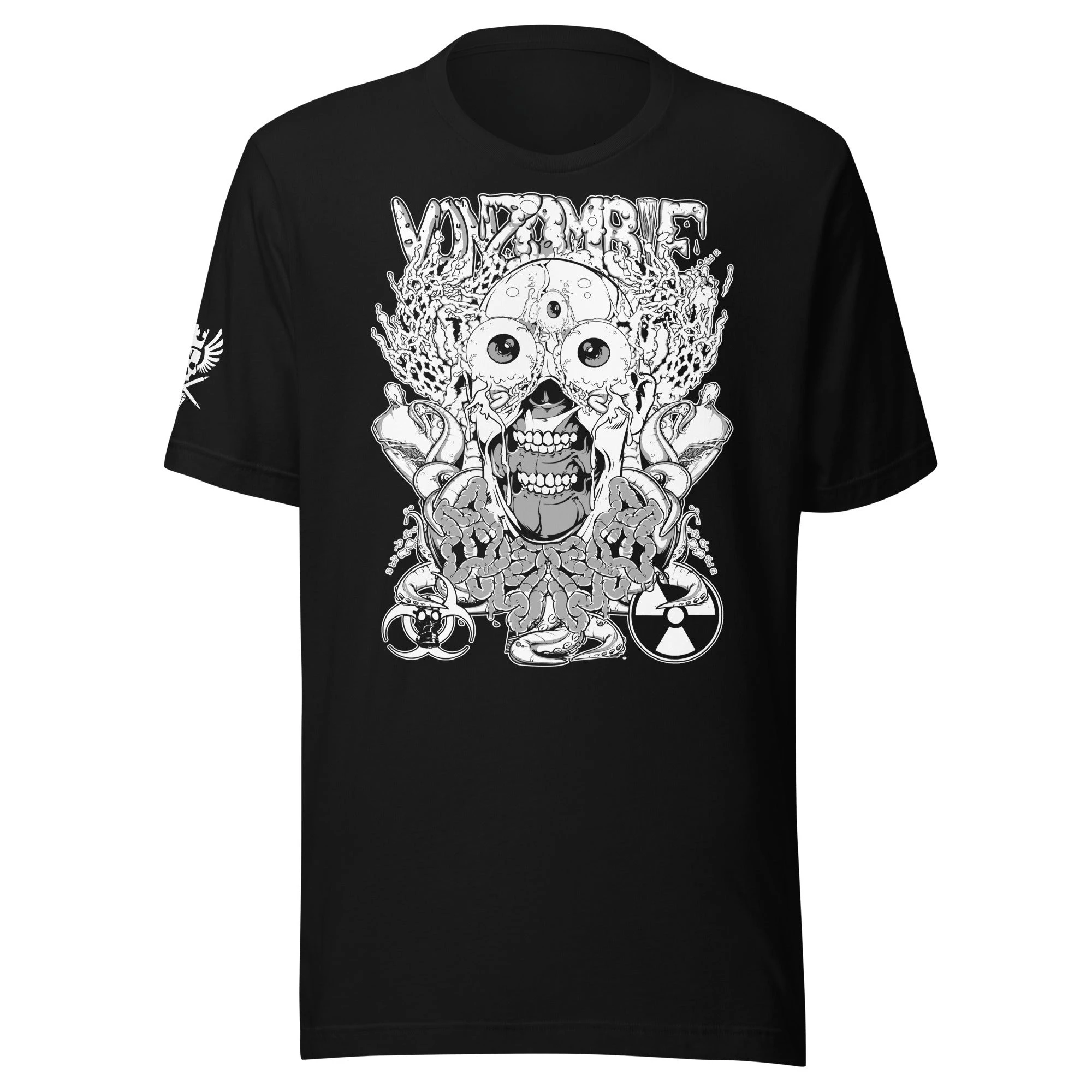 Mutant Skull Biohazard Radioactive Graphic Tee Cotton Mens Womens T-Shirt Summer Streetwear