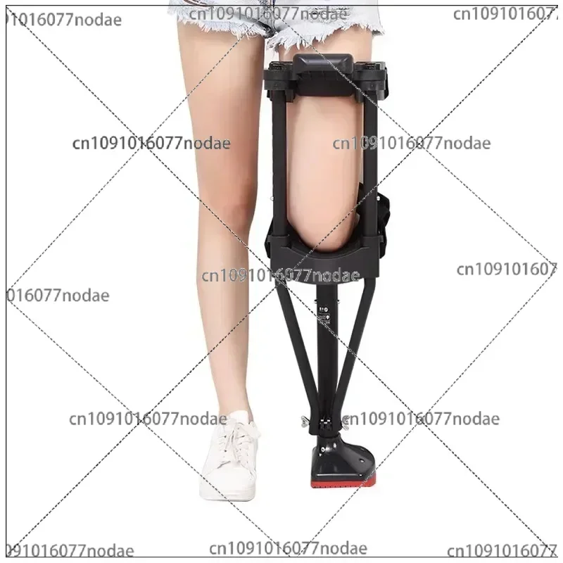 Support-Free Walking Aids Knee Walker Single-Leg Telescoping Assisted Walking Stick Hands Free Crutch Leg Knee Mobility