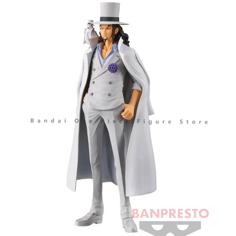 In Stock Original Bandai DXF THE GRANDLINE MEN FILM RED Lucci Action Figures Animation Toys Gifts Model Collector Anime