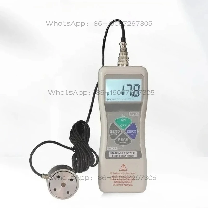 DS2-500N High Precision Digital Display Tension Meter /  Force Gauge   500N(50 Kgf)