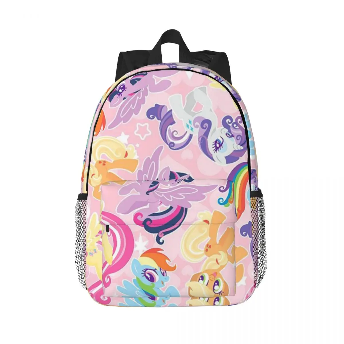 My Little Pony Novo padrão elegante bolsa escolar estampada mochila leve de 15 polegadas