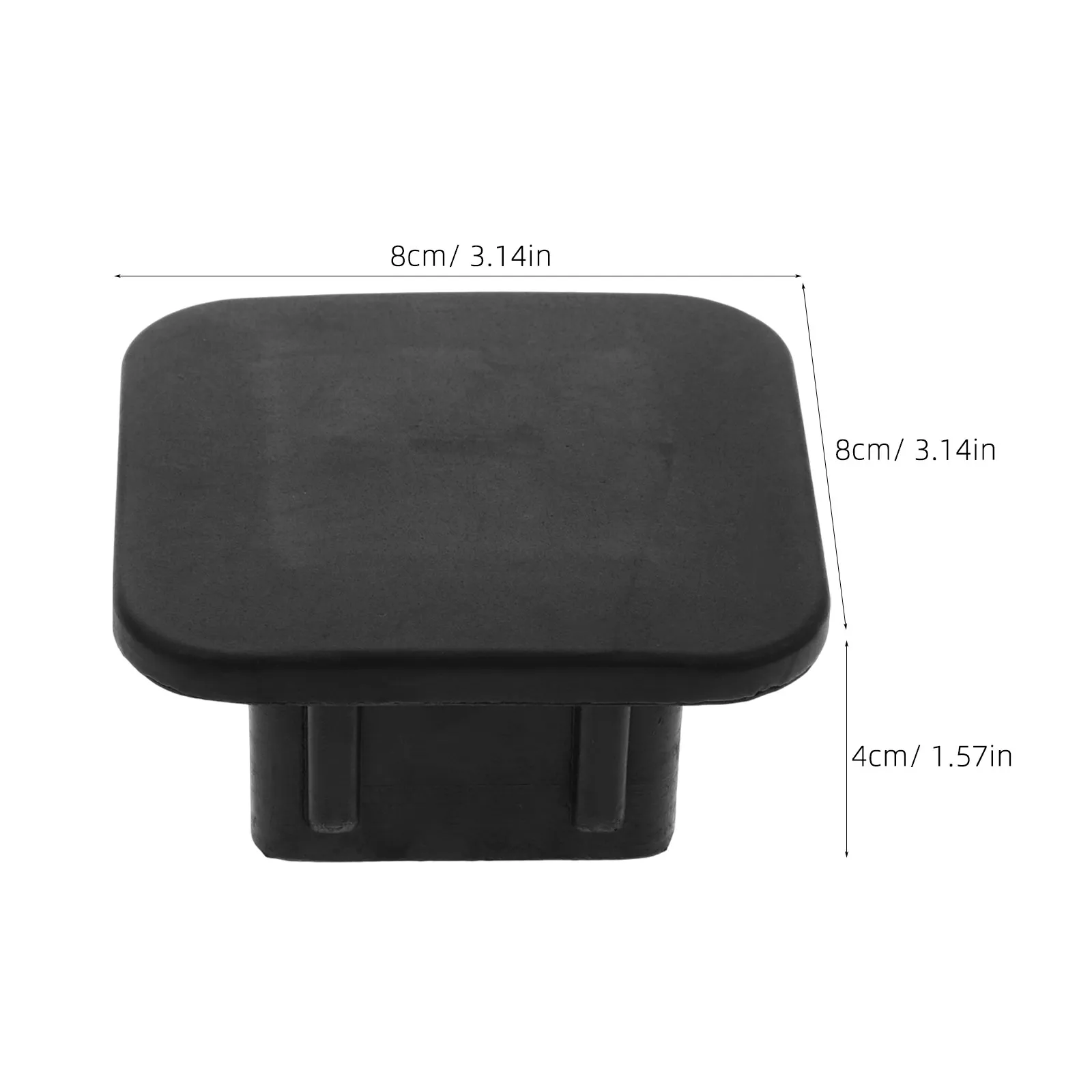 2Pcs Plastic Trailer Hitch Cover 2 Inch Receiver Tube Plug Dustproof Weatherproof Cap for Truck Suv Hitch Cover