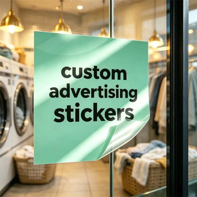 Any Size 100cm Custom Advertising Stickers Support Personalized Artwork Decorative Decals For And Boutique Store Facade Layout