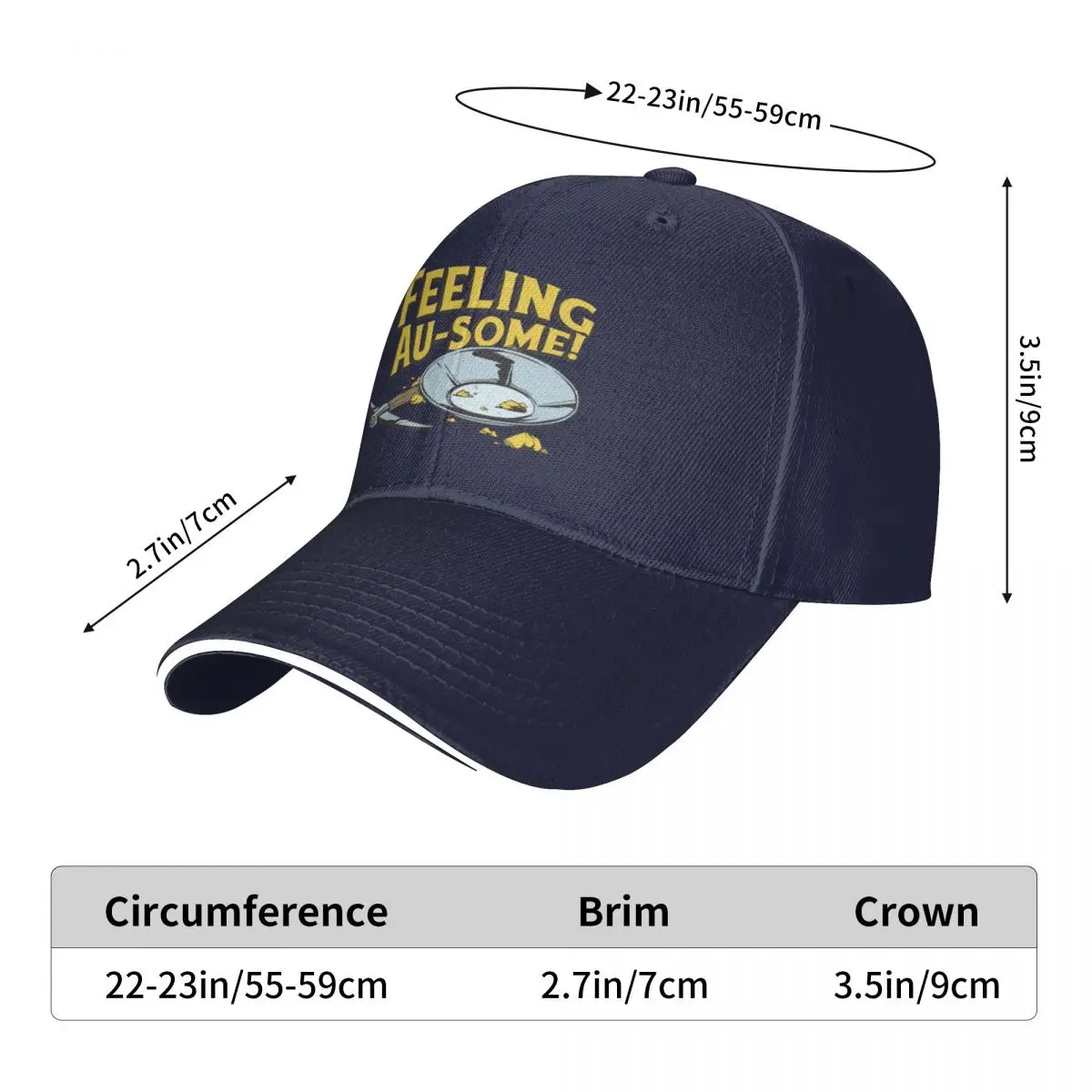 Gold mining tools Cap Baseball Cap funny hat luxury brand Women's golf wear Men's