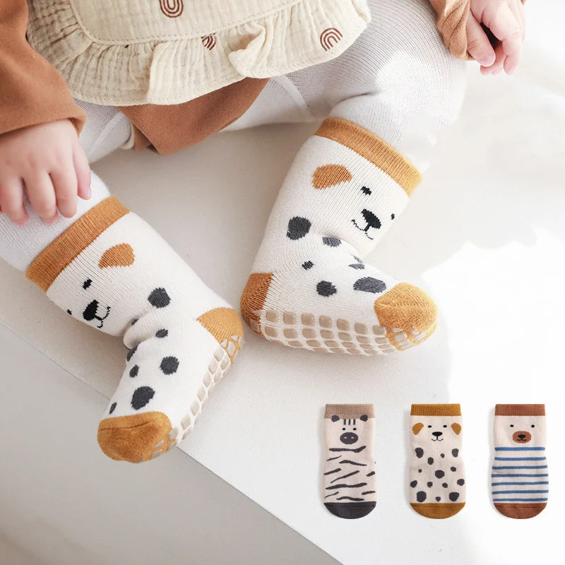 Lawadka Winter Kids Boy Girl Sock Thick Terry Toddler Baby Socks For Boys Girls Warm Print Anti Slip Floor Children\'s Sock 0-5Y